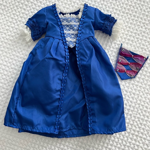 American Girl Other - Pleasant Company American Girl Felicity Christmas Party Dress with hangers